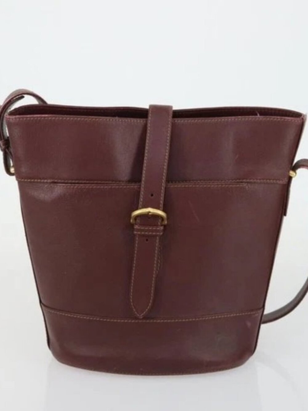 Burberrys Chloe Cartier Fendi BALLY Shoulder Bag Leather 5 Set Black Auth 158553 - Picture 8 of 15